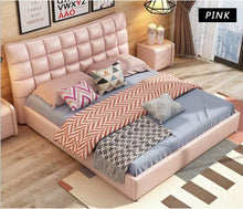 Load image into Gallery viewer, RAMA DYMASTY genuine leather soft bed modern design bed
