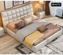 Load image into Gallery viewer, RAMA DYMASTY genuine leather soft bed modern design bed