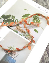 Load image into Gallery viewer, 100cm/lot Artificial flowers vine Ivy Rattan Garland Green