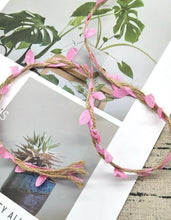 Load image into Gallery viewer, 100cm/lot Artificial flowers vine Ivy Rattan Garland Green