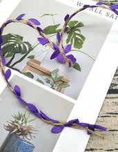 Load image into Gallery viewer, 100cm/lot Artificial flowers vine Ivy Rattan Garland Green