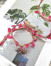 Load image into Gallery viewer, 100cm/lot Artificial flowers vine Ivy Rattan Garland Green