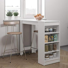 Load image into Gallery viewer, Four Compartment Storage Shelves Bar Table Multi Style
