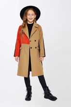 Laden Sie das Bild in den Galerie-Viewer.Kids girl long blazer with stylish cap