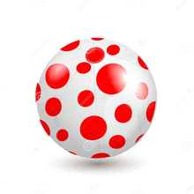 Load image into Gallery viewer, Beach ball white and blue