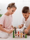 Kids playing with colorful game together