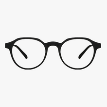 Laden Sie das Bild in den Galerie-Viewer.Blue Block Phone &amp; Computer Glasses: Pink Transparent Full Rim Round
