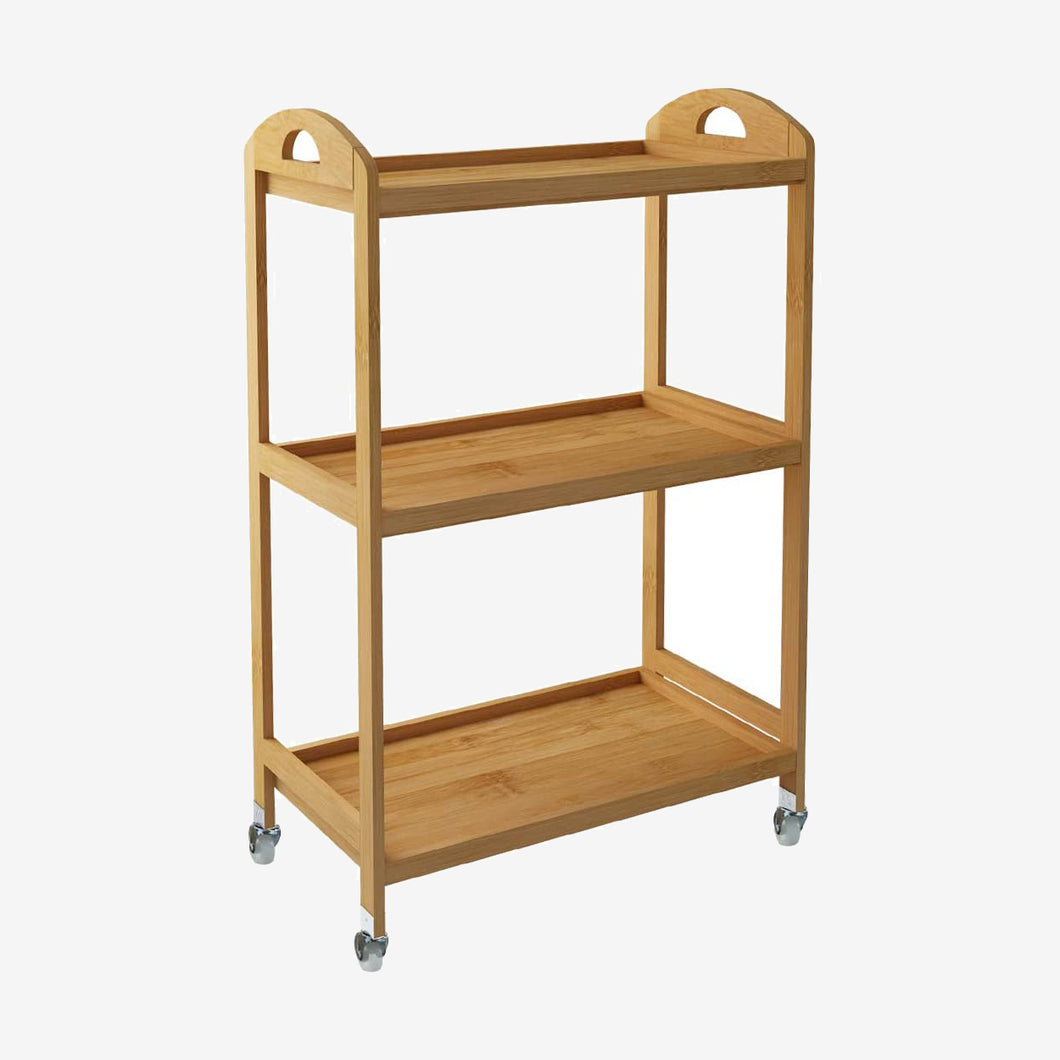 3-Tier Kitchen Microwave Cart, Rolling Kitchen Selected