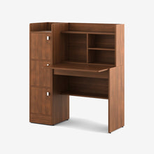 Laden Sie das Bild in den Galerie-Viewer.Wooden Computer Desk Office Desk Modern Writing Table
