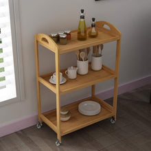 Load image into Gallery viewer, 3-Tier Kitchen Microwave Cart, Rolling Kitchen Selected
