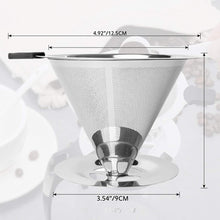 Laden Sie das Bild in den Galerie-Viewer.5 Pcs Reusable Coffee Filter Stainless Steel Selected
