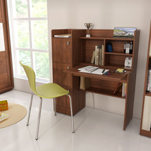 Laden Sie das Bild in den Galerie-Viewer.Wooden Computer Desk Office Desk Modern Writing Table
