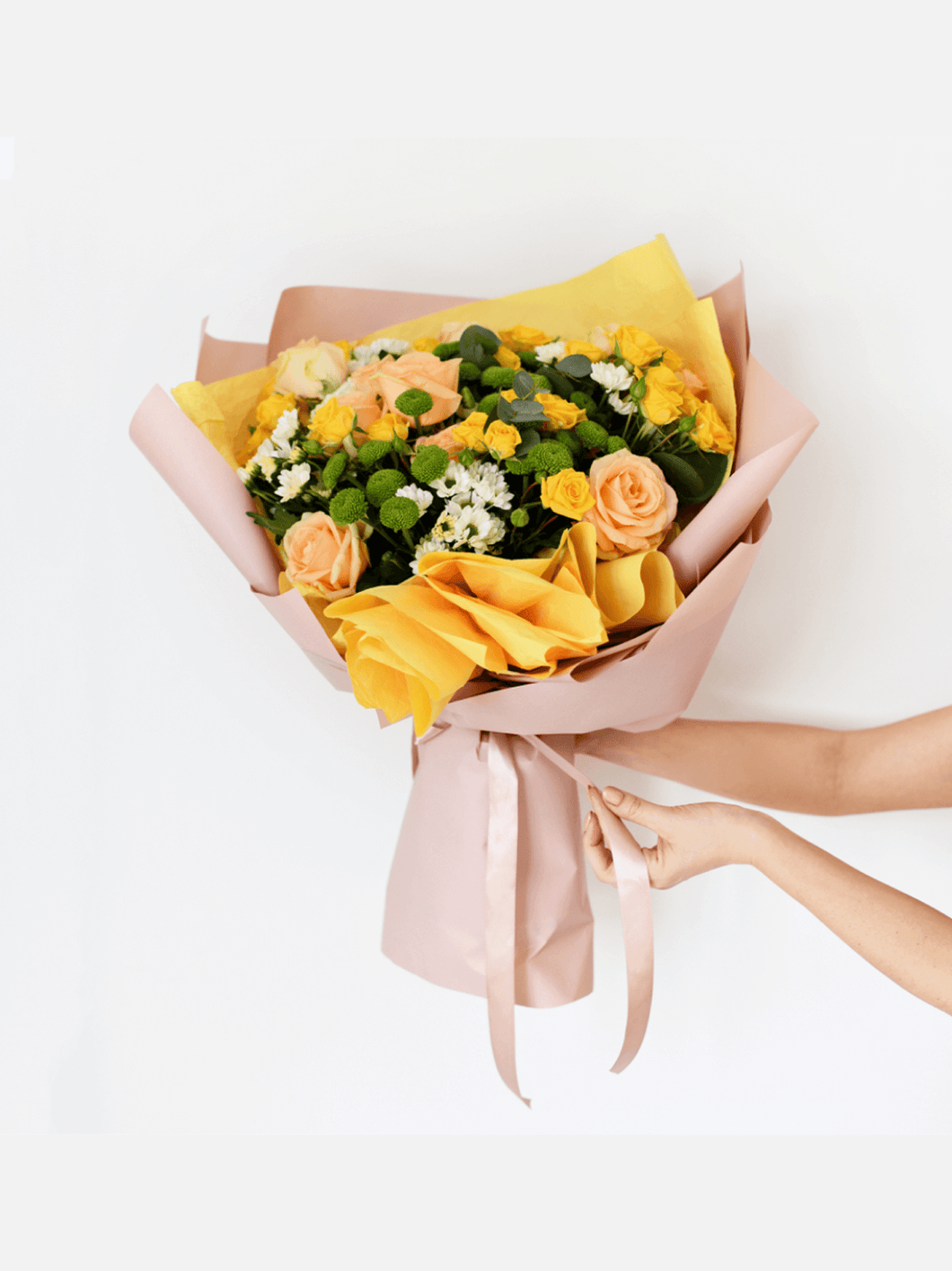 Fresh tulips bouquet