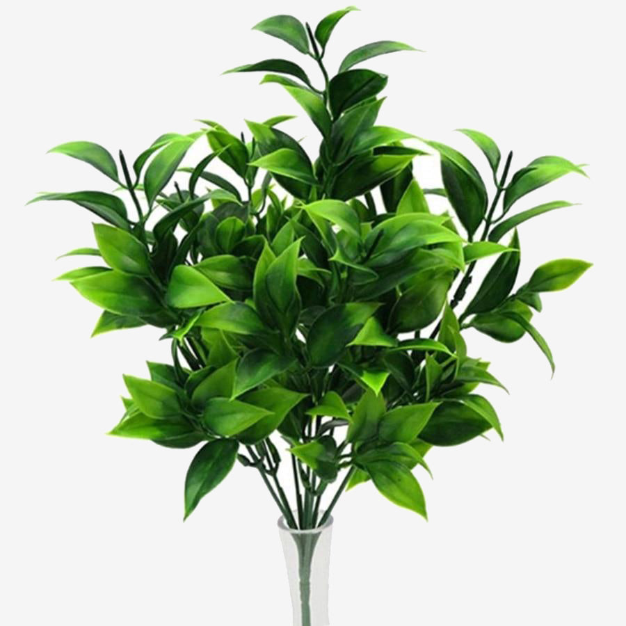 Branches green artificial plants for garden bushes fake Selected