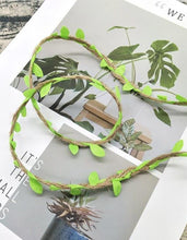 Load image into Gallery viewer, 100cm/lot Artificial flowers vine Ivy Rattan Garland Green
