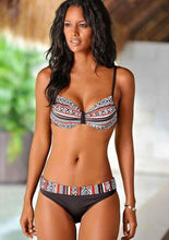 Load image into Gallery viewer, Women Bandeau Push Up Bikini Set Sexy Swimsuit 2020 Plus Size Europe Female Swimming Suit Beach Bathing Suit Swimwear S~XXL
