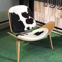 Load image into Gallery viewer, K-STAR Three-Legged Shell Chair Ash Plywood Fabric
