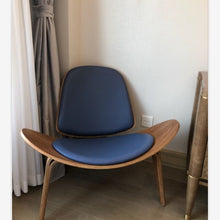 Load image into Gallery viewer, K-STAR Three-Legged Shell Chair Ash Plywood Fabric
