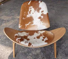 Load image into Gallery viewer, K-STAR Three-Legged Shell Chair Ash Plywood Fabric
