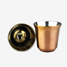 Load image into Gallery viewer, 80ml Double Wall Stainless Steel Espresso Cup Selected
