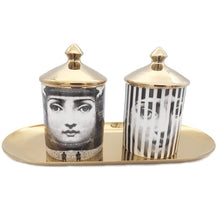 Load image into Gallery viewer, Lady skull Candle Holder Diy Handmade Candle Jar
