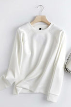 Load image into Gallery viewer, Withered England Simple Fashion O-neck Loose Winter Hoodies
