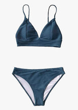 Load image into Gallery viewer, CUPSHE Army Green Solid Bikini Set Women Triangle
