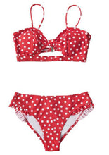 Load image into Gallery viewer, SEASELFIE Sexy Cutout Low-waist Bikini Sets Swimwear Women Swimsuits Bathing Suit 2021 Navy Floral Tank Bikinis Beachwear
