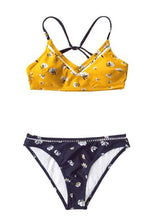 Load image into Gallery viewer, SEASELFIE Sexy Cutout Low-waist Bikini Sets Swimwear Women Swimsuits Bathing Suit 2021 Navy Floral Tank Bikinis Beachwear
