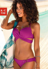 Load image into Gallery viewer, Women Bandeau Push Up Bikini Set Sexy Swimsuit 2020 Plus Size Europe Female Swimming Suit Beach Bathing Suit Swimwear S~XXL
