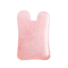 Load image into Gallery viewer, Rose Quartz Jade Guasha Board Natural Stone
