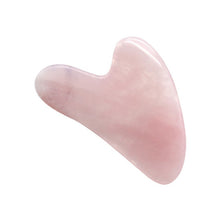 Load image into Gallery viewer, Rose Quartz Jade Guasha Board Natural Stone
