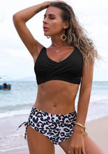 Load image into Gallery viewer, Solid Sexy Bikini Summer Swimsuit Women 2 Pieces High Waist Bikini
