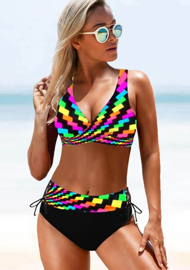 Women Bikini Plus Size Sexy Push Up Swimsuit High Waist Bikini Set 2021 Swimwear Brazilian Bathing Suit Beachwear Swimming Suit