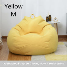 Load image into Gallery viewer, Indoor Leisure Lazy Cotton Bean Bag Cover Bean Bag
