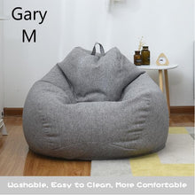 Load image into Gallery viewer, Indoor Leisure Lazy Cotton Bean Bag Cover Bean Bag
