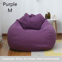 Load image into Gallery viewer, Indoor Leisure Lazy Cotton Bean Bag Cover Bean Bag
