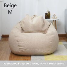 Load image into Gallery viewer, Indoor Leisure Lazy Cotton Bean Bag Cover Bean Bag
