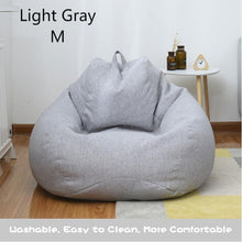 Load image into Gallery viewer, Indoor Leisure Lazy Cotton Bean Bag Cover Bean Bag
