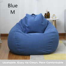 Load image into Gallery viewer, Indoor Leisure Lazy Cotton Bean Bag Cover Bean Bag
