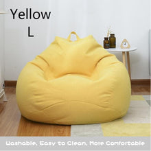 Load image into Gallery viewer, Indoor Leisure Lazy Cotton Bean Bag Cover Bean Bag
