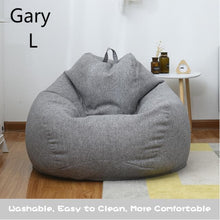 Load image into Gallery viewer, Indoor Leisure Lazy Cotton Bean Bag Cover Bean Bag

