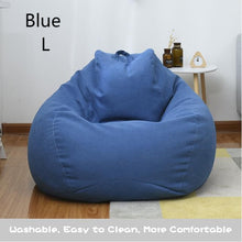 Load image into Gallery viewer, Indoor Leisure Lazy Cotton Bean Bag Cover Bean Bag
