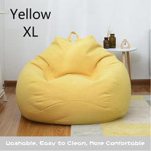Load image into Gallery viewer, Indoor Leisure Lazy Cotton Bean Bag Cover Bean Bag
