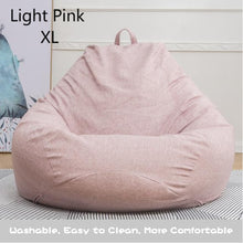 Load image into Gallery viewer, Indoor Leisure Lazy Cotton Bean Bag Cover Bean Bag
