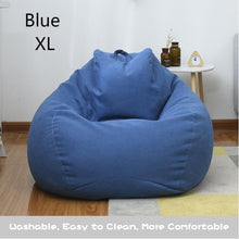 Load image into Gallery viewer, Indoor Leisure Lazy Cotton Bean Bag Cover Bean Bag
