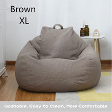 Load image into Gallery viewer, Indoor Leisure Lazy Cotton Bean Bag Cover Bean Bag
