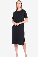 Load image into Gallery viewer, Midi T Shirt Dress Women 2021 Summer Beach Boho

