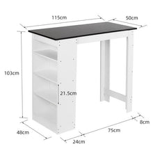 Load image into Gallery viewer, Four Compartment Storage Shelves Bar Table Multi Style
