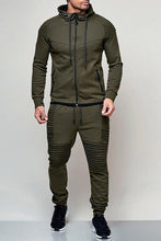Laden Sie das Bild in den Galerie-Viewer.2 pieces Autumn Running tracksuit men Sweatshirt
